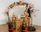 Artificial Peony Flower Garland - 6ft Silk Peony Orange Flower Garland Arch Flower Vine